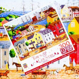 300 PIece 🧩 "HOME PORT" MasterPieces Easy Grip Jigsaw Puzzle